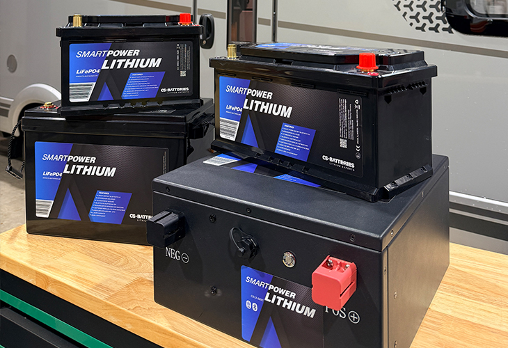 Smart Power Lithium accu voor de energie in een camper