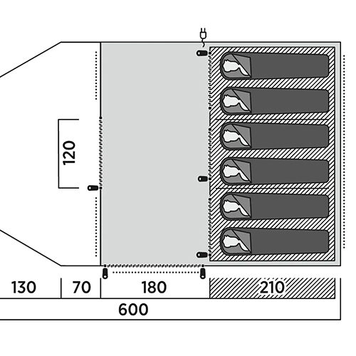 Kullen 6 Air plattegrond