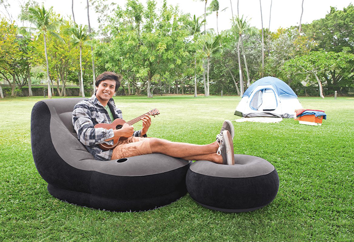 Opblaasbare banken en stoelen camping