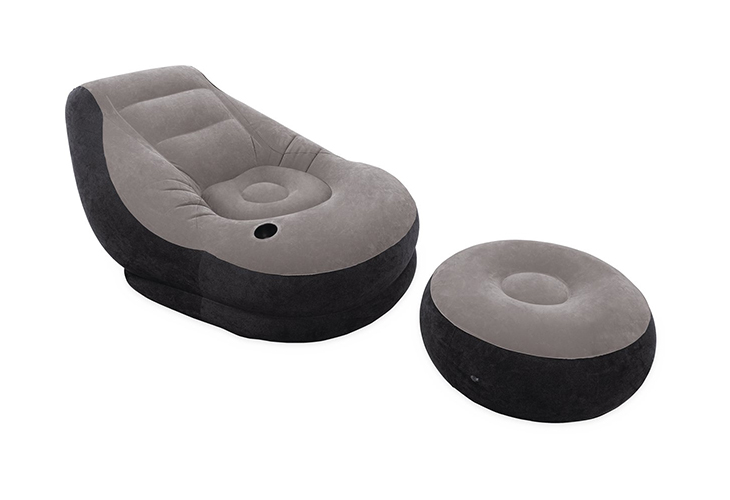 Opblaasbare stoel met poef Opblaasbare bank camping