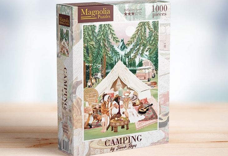 Magnolia kampeerpuzzels