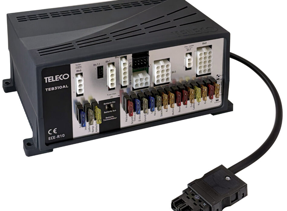 Teleco TEB310: centrale hub voor energie in de camper