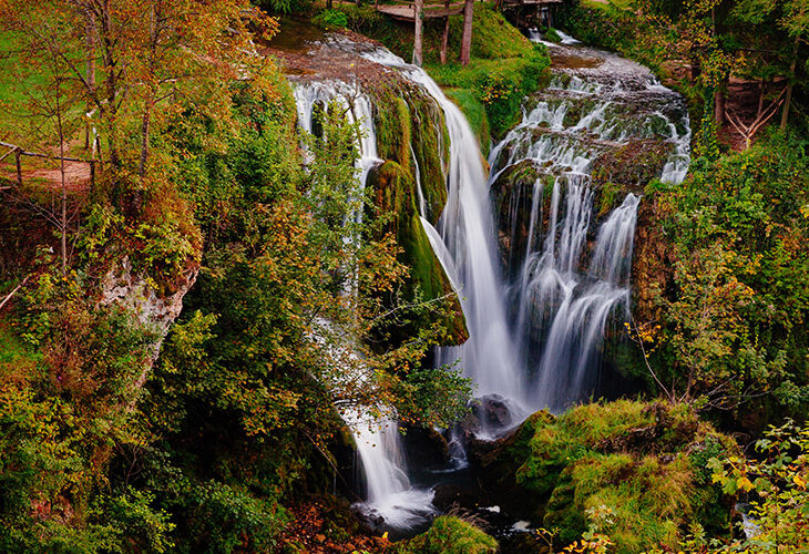 Watervallen Kroatië Rastoke