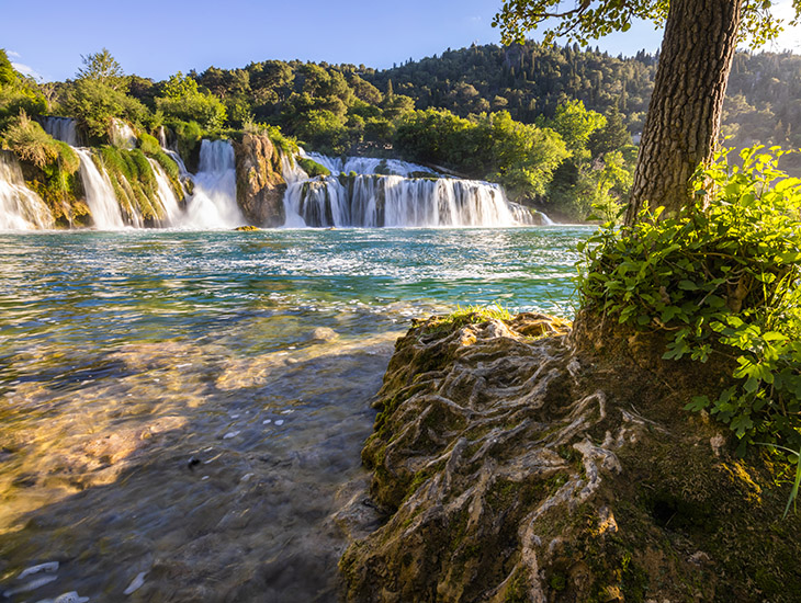 Watervallen Kroatië Skradinski Buk