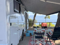 Vrolijke buitenkleden camping