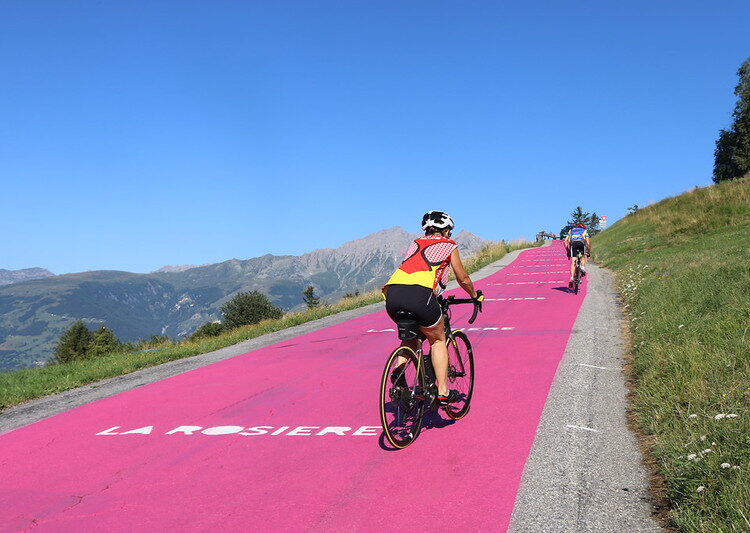 fietsen in La Rosière