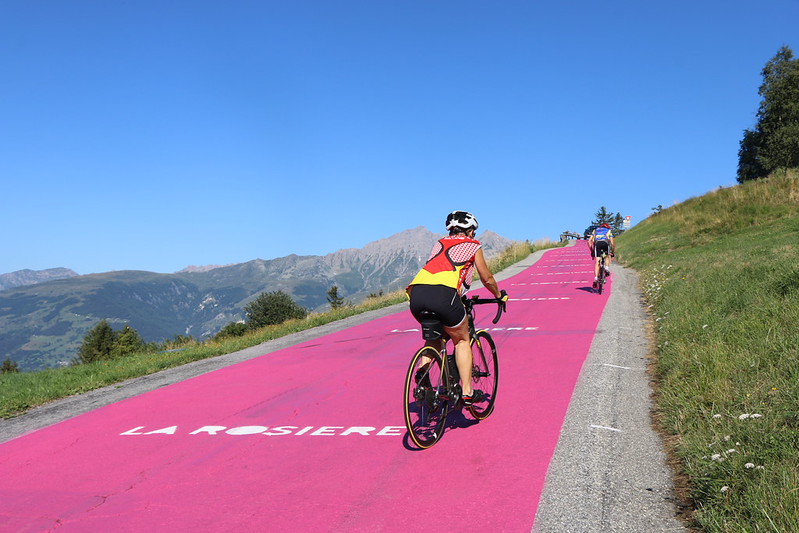 fietsen in La Rosière