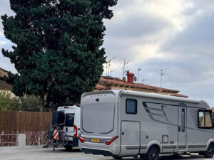 Campers parkeren Spanje