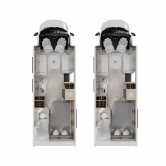 Plattegronden Kabe Royal 810 LXL