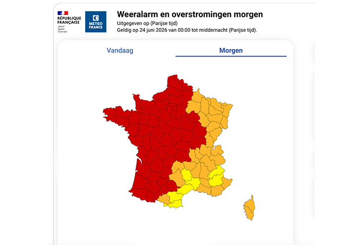 Screenshot Météo-France