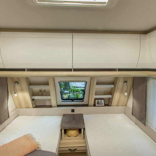 Hobby De Luxe 540 UL slaapkamer