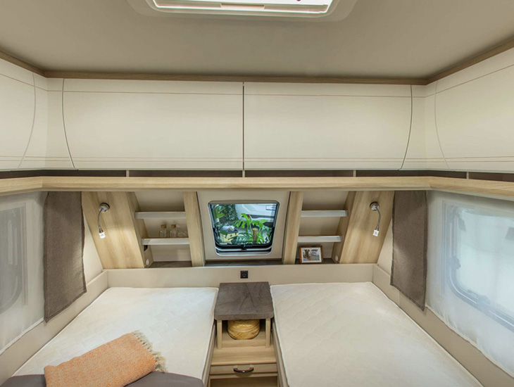 Hobby De Luxe 540 UL slaapkamer