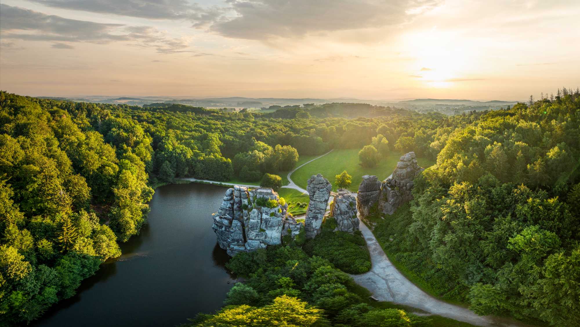 wandelroutes water Duitsland