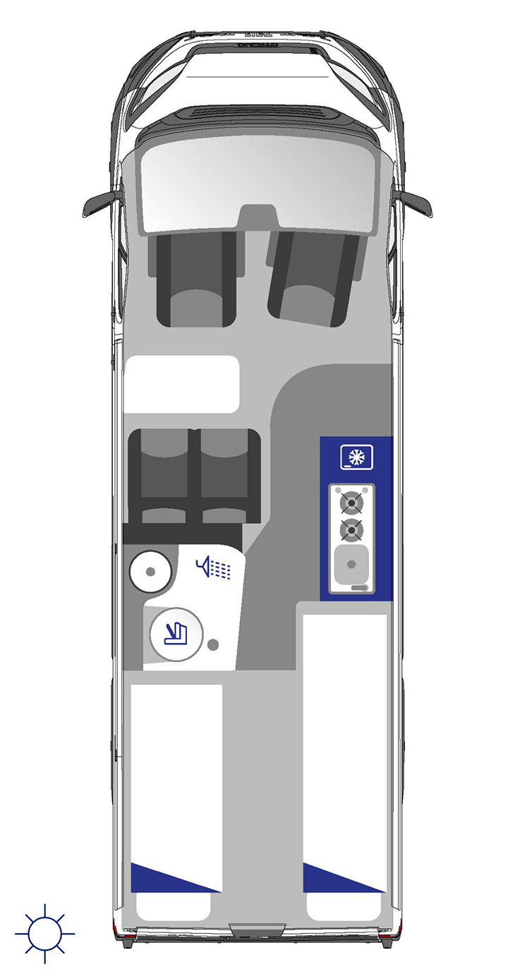 Columbus Liner plattegrond