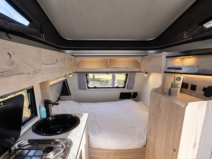 Easy Caravanning GetAway CS met uitklapbed