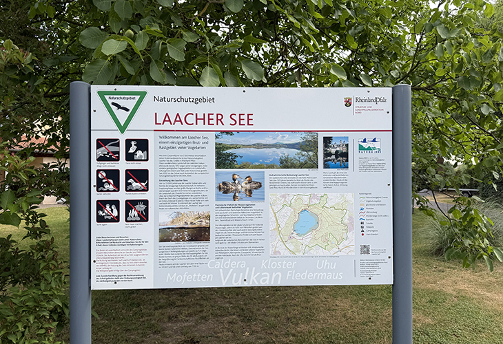 Laacher See informatiebord