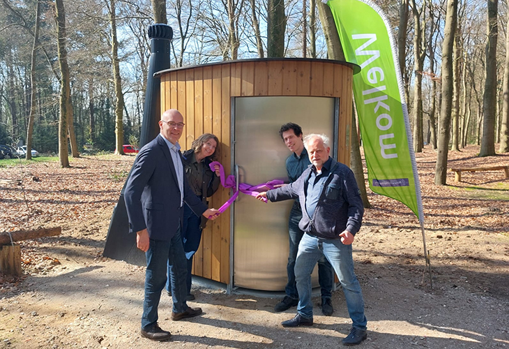 Opening natuurtoilet Kaapse Bossen