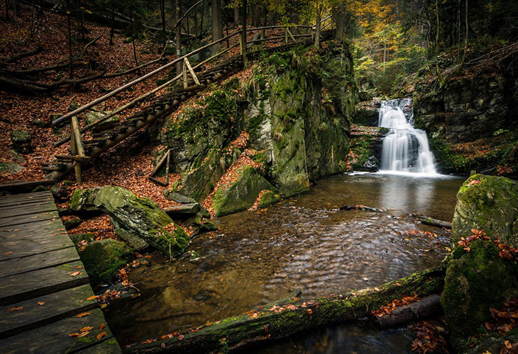 Rešov watervallen