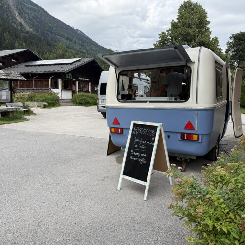 Foodtruck op camping Les Marmottes