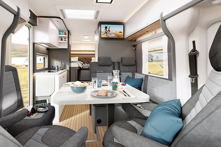 Hobby Prestige T710 GE interieur