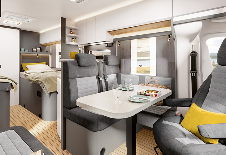 Hobby Prestige T740 WE interieur