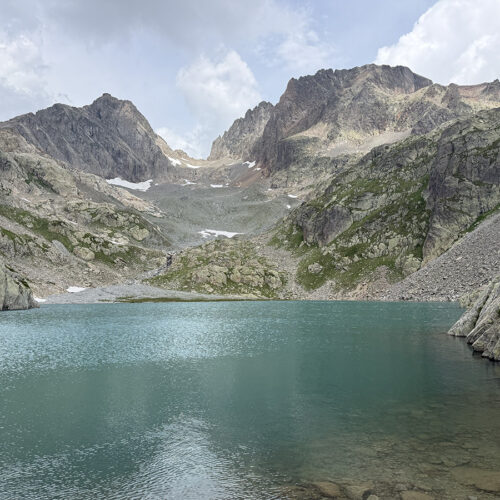 Het beroemde bergmeer Lac Blanc in Chamonix
