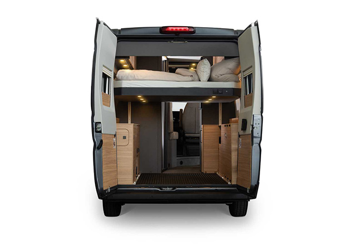 Malibu relax 640 LE XR achterzijde bed