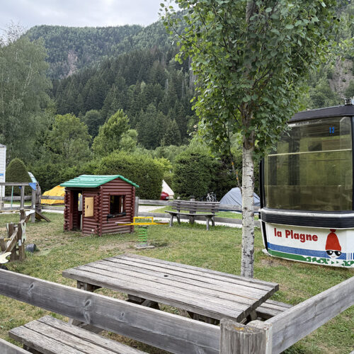 Speeltuin op camping Les Marmottes in Chamonix
