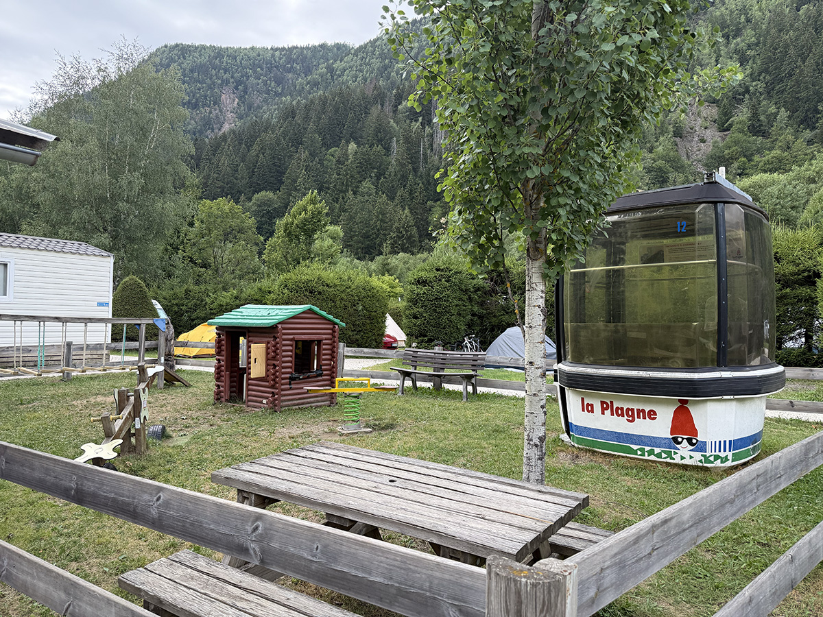 Speeltuin op camping Les Marmottes in Chamonix