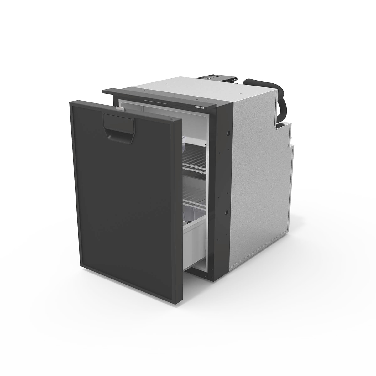 Thetford TR1050 met lades en een zwarte deur