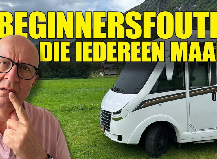 Videostill uit de Campingtrend-video over de 7 beginnersfouten die bijna iedereen met een camper maakt