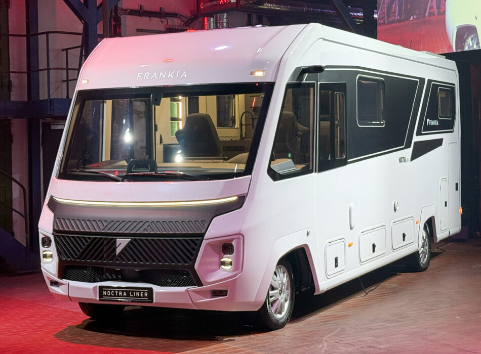 De wereldpremière van de Frankia Noctra Liner op de Caravan Salon 2026 in Düsseldorf