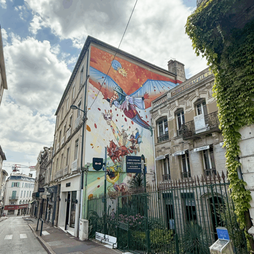 Muurschildering in Romans-sur-Isère