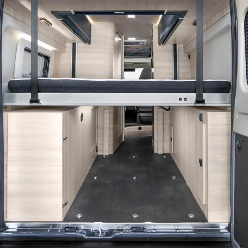 Vancona elektrisch dwarsbed in de lage stand