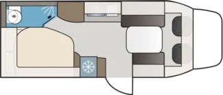 Plattegrond Kabe Novum Compact 720 LXL