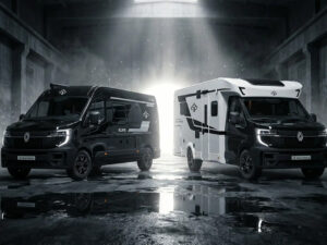 De buscamper CV 630 en de halfintegraal T 690 van Ahorn Camp in de Eclipse Edition-uitvoering.