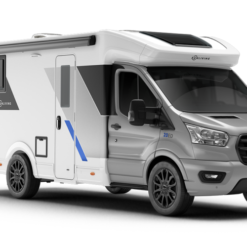 Exterieur van de halfintegraalcamper Sun Living C 70DL 20Edition