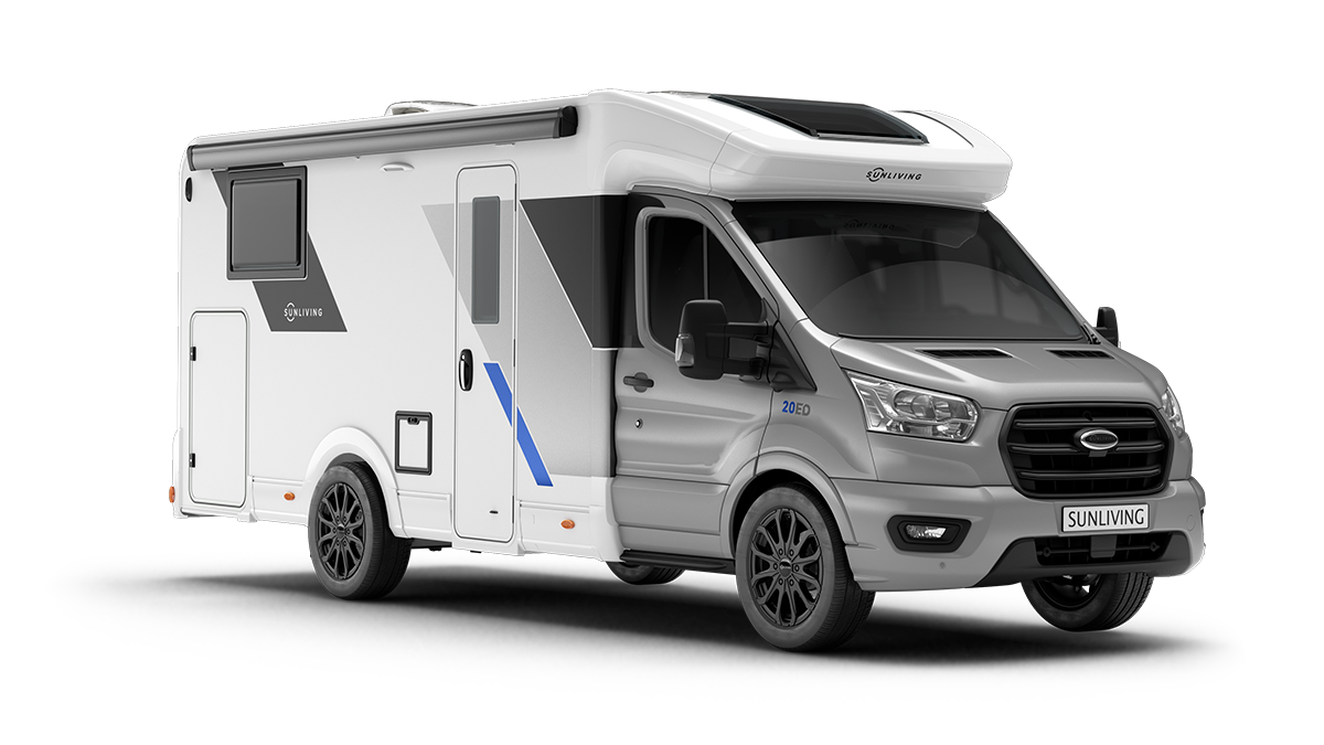 Exterieur van de halfintegraalcamper Sun Living C 70DL 20Edition