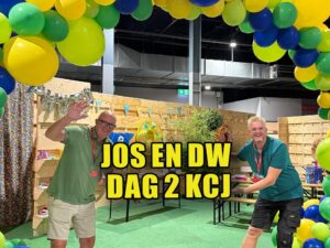 Doorgesneden Eriba Touring caravan met zichtbaar stalen buizenframe, videostill uit de Campingtrend-uitzending vanaf de Kampeer en Caravan Jaarbeurs