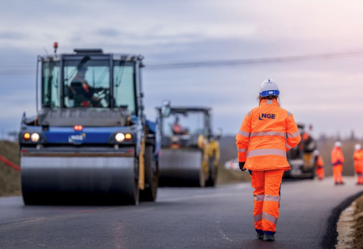 De laatste wegwerkzaamheden op de A69